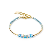 Coeur de Lion - Bracelet Cube Story Minimalistic or-turquoise - 5042300600
