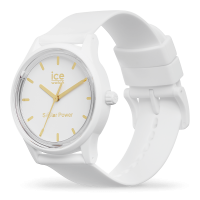 Montre Femme Ice Watch solar power - White gold - Medium  - 3H - Réf. 020301