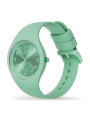 Montre Unisexe Ice Watch Colour Small Mixte - Boitier Acier Vert - Bracelet Silicone Vert - Réf. 017914