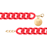 Ice Watch - Bracelet chaîne couleur rouge passion 19 cm - Ref 020929
