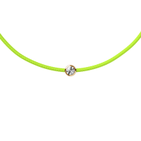 ICE - Jewellery - Diamond bracelet - Cordon - Neon green