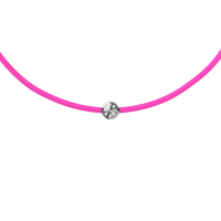 ICE - Jewellery - Diamond bracelet - Cordon - Neon pink