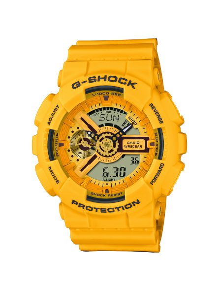 Montre Homme Casio G-Shock bracelet Résine GA-110SLC-9AER